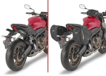 Coppia Borse Soffici Laterali Givi Con Telaietti Stealth Per Honda CB 650 R 2021 > 2026 / CBR 650 R 