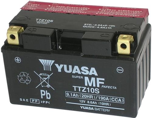 Yuasa - Batterie moto YUASA YTZ10S 12V 8.6Ah - 1001Piles Batteries