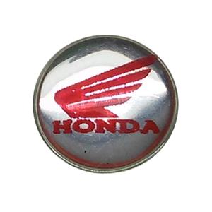 Adesivo resinato tondo Honda 1,2 cm Rosso
