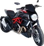 GEN-X Cupolino Nero Bisatinato per Ducati-Diavel 1198 dal 2011 fino al 2013