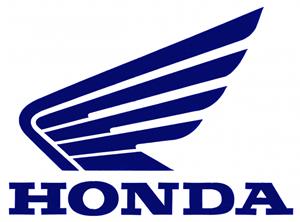 Adesivi intagliati ala Honda Blu
