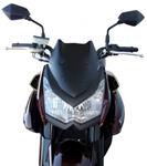 GEN-X Cupolino Naked Sport Touring Nero Bisatinato per Kawasaki-Z 1000 dal 2010 fino al 2013