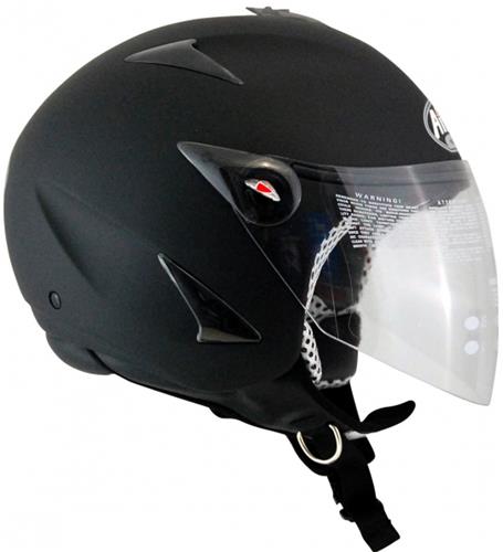Casco Jet JT Nero Opaco Taglia XL