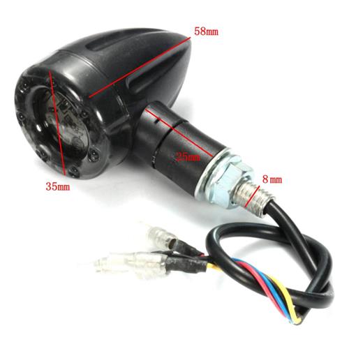 Frecce a LED con luce stop moto cafe racer