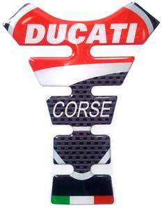 Adesivo parazip-paraserbatoio Ducati Corse logo grande