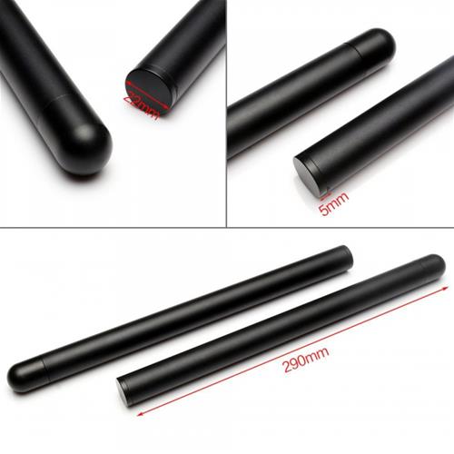 MIM Distribution Ricambi semi manubri 22 mm in alluminio Nero