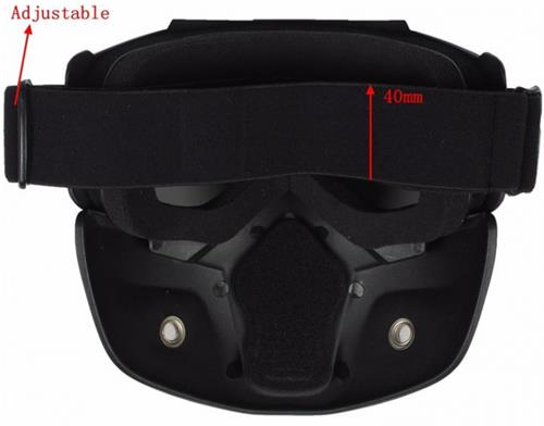 Maschera con mentoniera