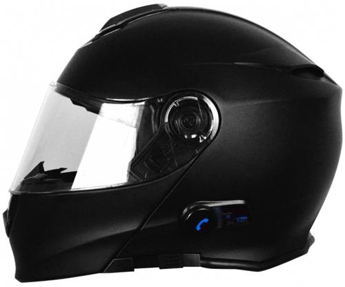 Casco modulare Delta NERO OPACO L