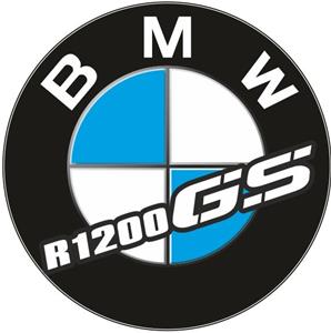 Adesivo resinato tondo BMW R1200 4,5 cm