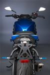 Kit portatarga con catadiottro luce targa e supporto catadiottro